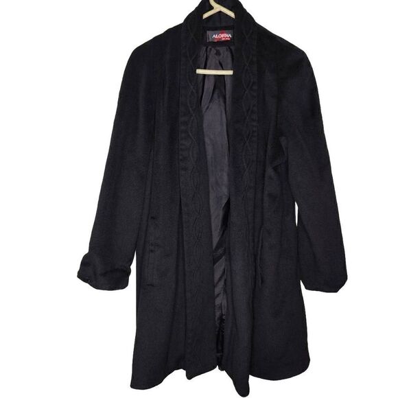Alorna Vintage Wool Open Front Coat - Picture 1 of 8
